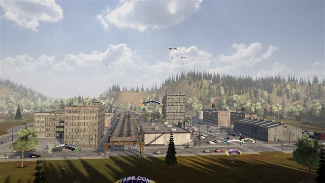 Canopies above the city