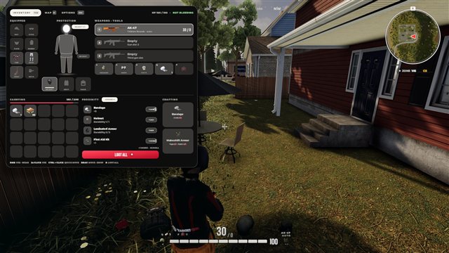 Inventory screen