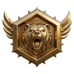 Gold Kodiak badge